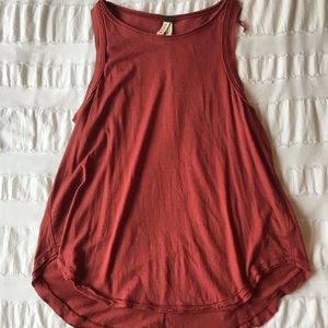 Free people rustic red tank top